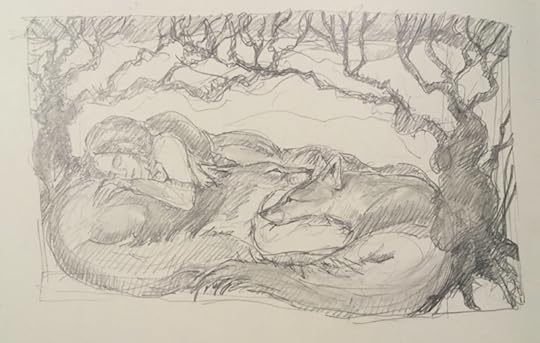 Drawing by Jackie Morris