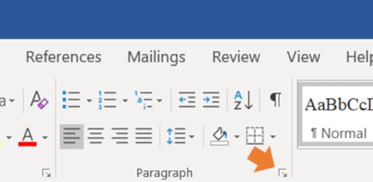 Manuscript Format: Paragraphs 1