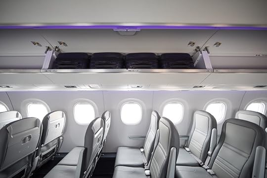 Bigger overhead bins in Embraer's E2 aircraft