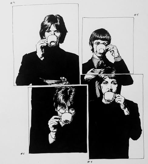 Keep calm and have some tea. Another Inktober 2014 sketch.