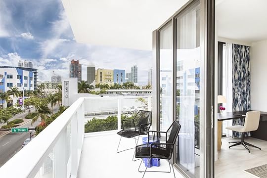 Kimpton Anglers guest room patio in Miami