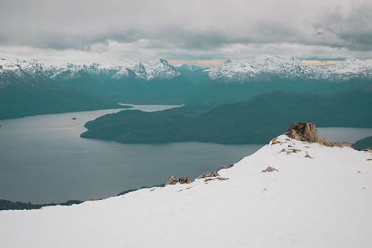 View of the mountains at Cerro Bayo, Patagonia, Argentina
