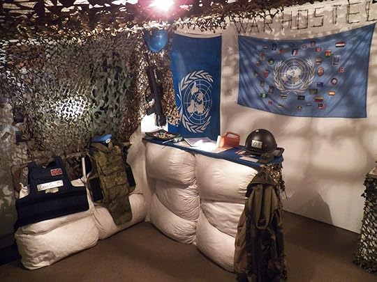 Check in at war zone themed hostel in Sarajevo, Bosnia and Herzegovina