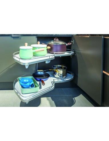 kessebohmer le mans ii door corner unit storage arena grey double pull out trays silver kessebohmer le mans classic
