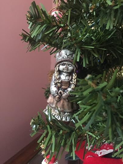 An ornament I made in 8th grade art class.