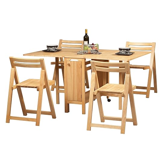 Folding Dining Room Table and Chairs Marceladick Com Foldaway Kitchen Table