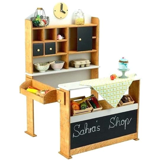 kaufhof spielkuche wooden toy shop of stall stall vintage market stand kiosk children beleuchtungsstarken tabelle laut arbeitsstattenverordnung