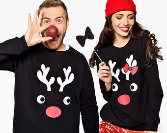 Image result for cool christmas matching outfits for couples