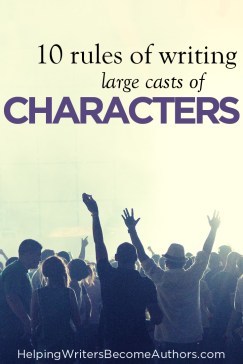 10 rules of writing large casts of characters