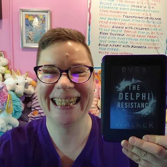 I just finished THE DELPHI RESISTANCE by Rysa Walker; it was so good I immediately bought the third book in the series. If you like YA books with characters who have psychic powers, then you will LOVE this series.<br /><br />This was another book full of tension, emotion, and great twists. I rooted for Anna and all the other psychically-gifted kids the entire time.<br /><br />Foster teen Anna is a strong-girl character who works to save herself and others. She can take on the souls of people who have passed-and what I found intriguing and unique is that after she helps them move on, she retains their memories and talents. Anna is such a great, likable character. I also love that her foster brother Deo is bi. We need more LGBTQIA characters in books! <br />I also love that her therapist is such a positive character, and love that the physically-powered children fight to free themselves from their oppressors. I found parallels between their experiences and mine as a torture survivor.<br /><br />If you haven’t yet picked up the first book, I hope you do. They are completely absorbing, thrilling, emotionally satisfying reads. I now have a new favorite author. Highly recommended!<br /><br />#rysawalker #thedelphiresistance #bookstagram #bookrecs #bookrecommendations #booklove <br />#cherylrainfield #YAwriter #LGBTQwriter #booknerd #bookworm #ireadYA #survivor #feminist #YAlit