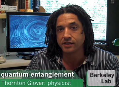 Thornton Glover explains quantum entanglement in one minute and ten seconds. Click on the link in the text.
