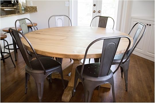 Do It Yourself Divas Diy Round Restoration Hardware Table Restoration Hardware Kitchen Table