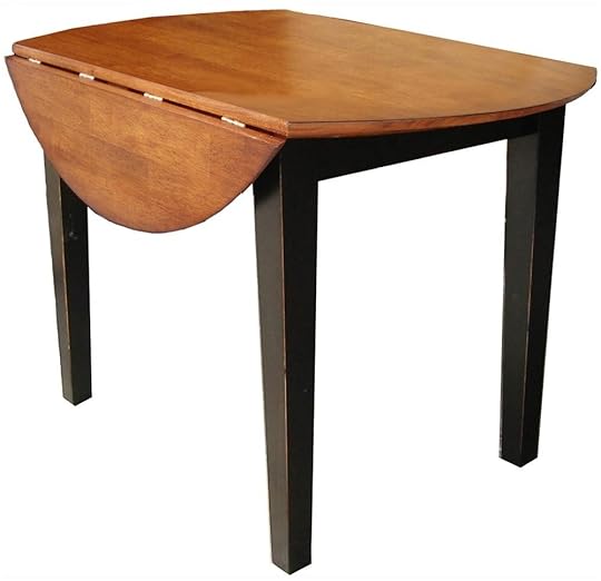 Drop Leaf Kitchen Tables Intercon Arlington Round Drop Leaf Table Wayside