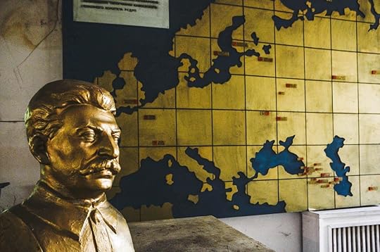 Bust of Stalin at his secret printing house in Tbilisi, Georgia