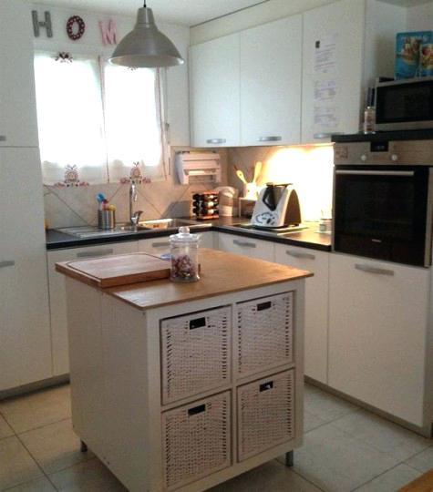 kallax kuche into a chic kitchen island with wicker basket drawers kallax kuchentheke