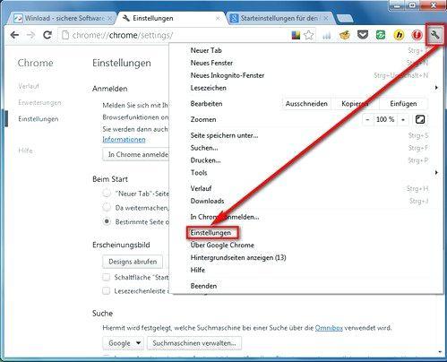 beste startseite in google chrome tutorial google beste startseite im netz