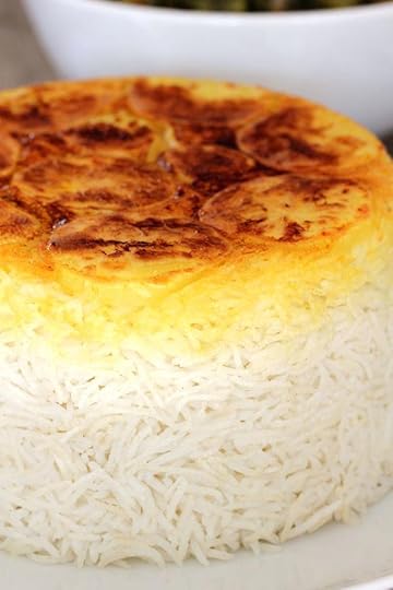 persischer reiskuchen den siebmethode dende persischer reiskuchen mit hackfleisch