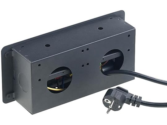 versenkbare steckdosen revolt 3 watt revolt versenkbare steckdosenleiste schwarz