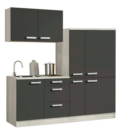 kuchenzeile 180 1 4 faro e cm kuchenzeile 180 cm breit