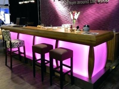 theken ideen led lights bar beleuchtungsstarke tiefgarage