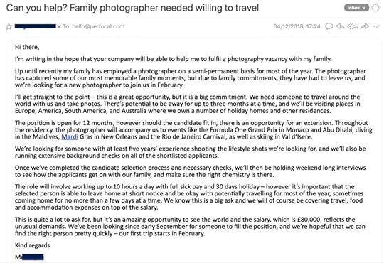 Family travel photographer wanted