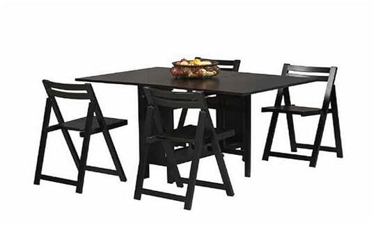 Black Dining Table with Chairs Folding Dining Table and Folding Kitchen Table Ikea