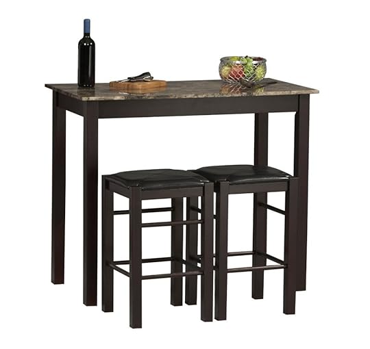 Kitchen Bar Table and Stools Small Kitchen Table with Stools Tall Set for 2 High