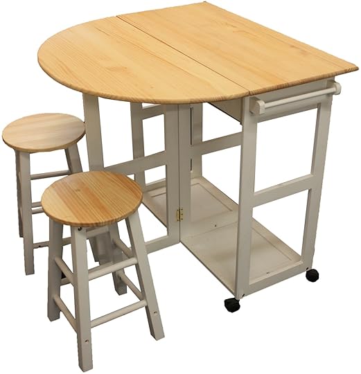 Kitchen Bar Table and Stools Maribelle Folding Table and Stool Set Kitchen Breakfast
