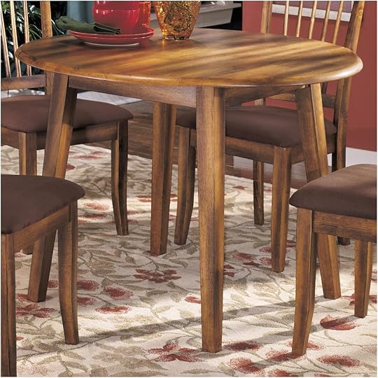 Hickory Kitchen Table ashley Furniture Berringer Hickory Stained Hardwood Round