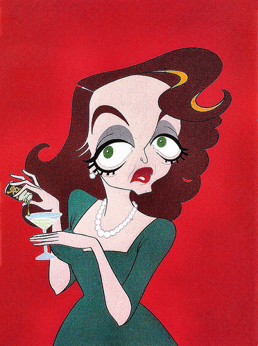 Bette Davis by Oscar da Costa