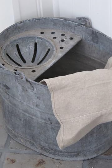 Wash bucket with wringer