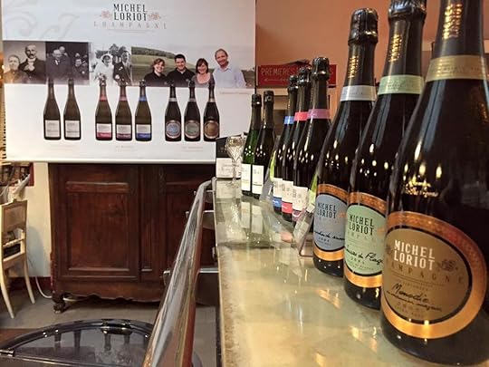 Bottles of Michel Loriot Champagne