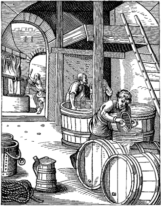 A 16th century brewery (Wiki)