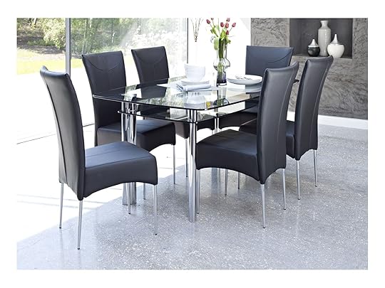 Glass Dining Table with Black Chairs Whatever Black Glass Kitchen Table and Chairs