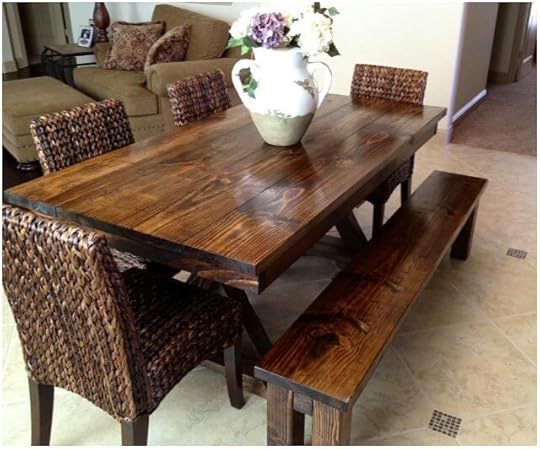 Farmhouse Kitchen Table 6ft Trestle Dining Table Farmhouse Dining Tables