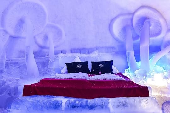 inside an ice hotel