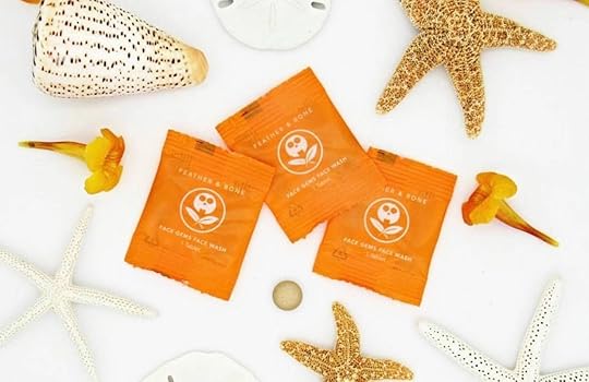 feather and bone face wash tablets