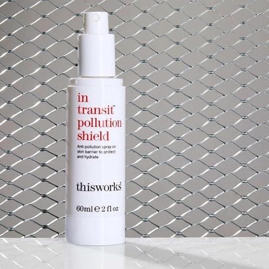 This Works in transit pollution shield