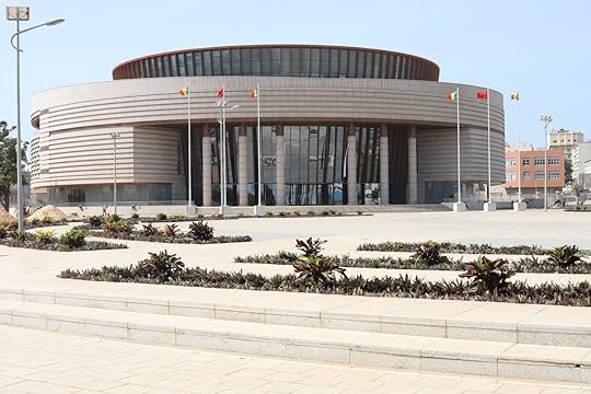 Outside of the Museum of Black Civilizations in Senegal