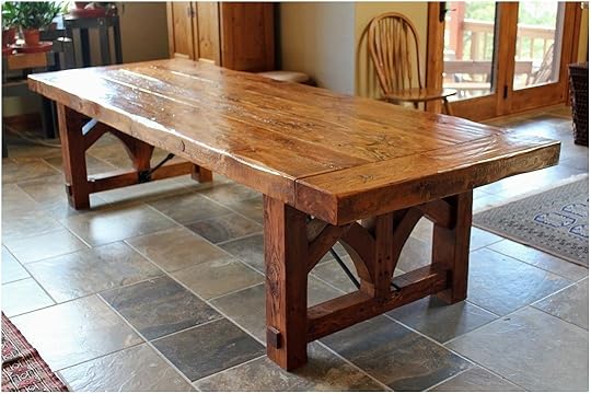 Custom Farmhouse Dining Table by Sentinel Tree Woodworks Custom Made Kitchen Tables