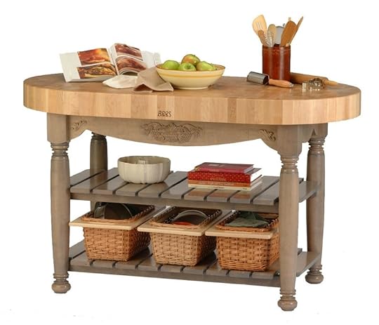 Butcher Block Kitchen island Table Boos Kitchen islands Dandk organizer