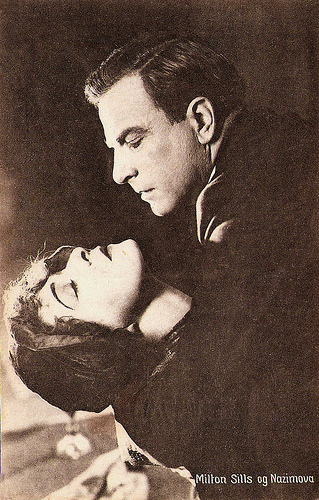 Nazimova and Milton Sills in Madonna of the Streets (1924)