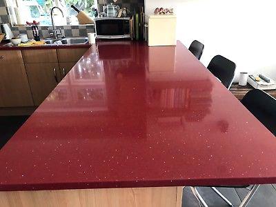 goldreif kuchen fronten quartz kitchen worktop red goldreif kuchen fronten
