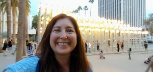 Lisa's selfie at LACMA 2018 #LGV40ThinQ
