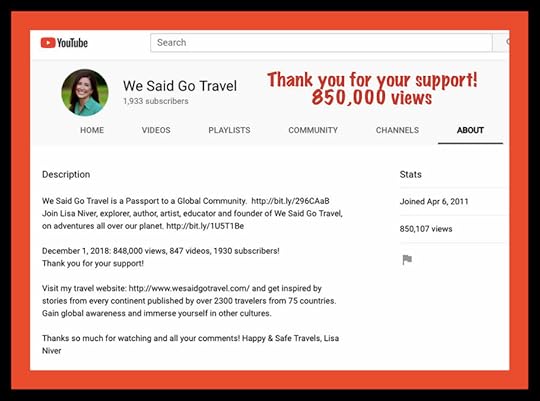 We Said Go Travel YouTube 850000 views 2018