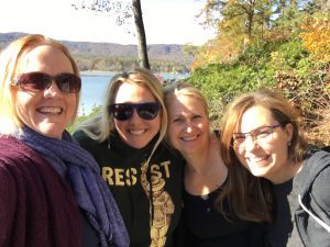 M.J., Katherine, Emily & Kimberly at Lake Cherokee