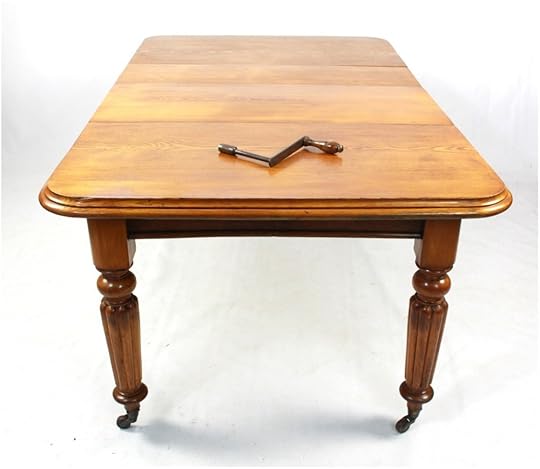 Antique Victorian Light Oak Extending Dining Kitchen Table Antique Oak Kitchen Table