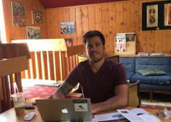 Nicholas Sansbury Smith at work 