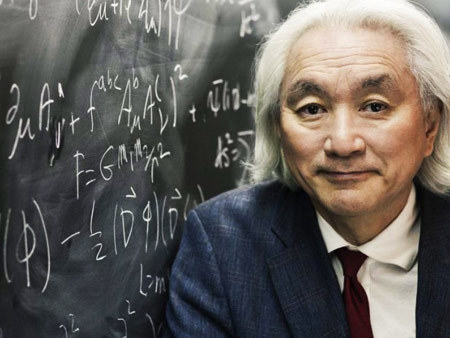 Michio Kaku at the Chalkboard