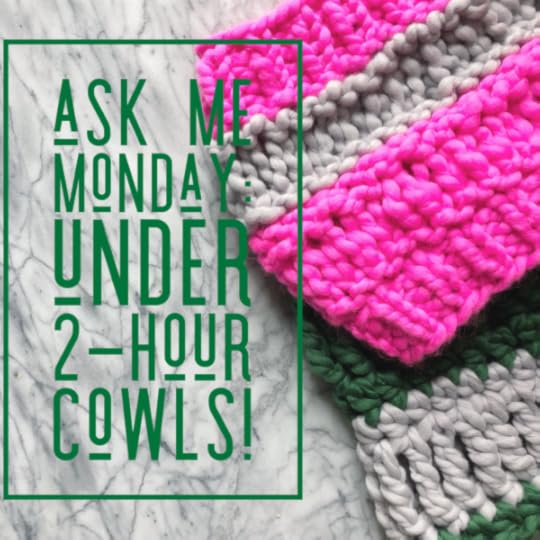 Under 2-Hour Cowls |How to #knit and how to #crochet a #cowl in under 2 hours with Vickie Howell.